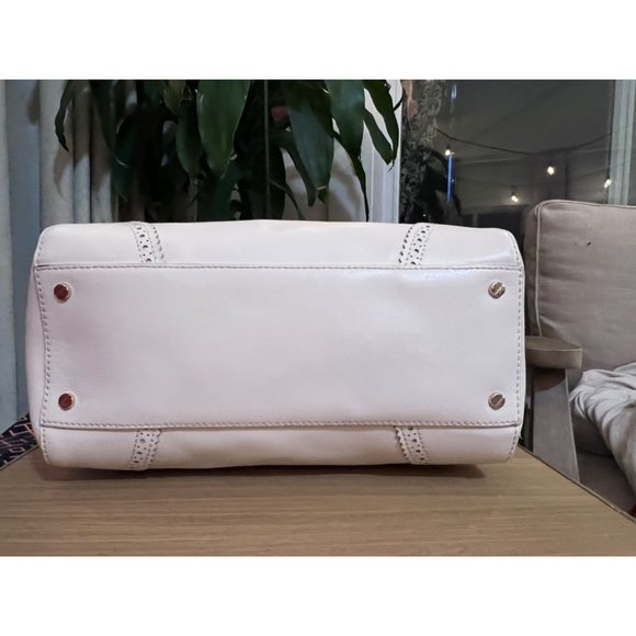 ♦️AUTHENTIC TORY BURCH WHITE RIBBON ROBINSON TOTE/SHOULDER BAG - Picture 10 of 15